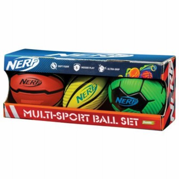Franklin Sports Industry Nerf 3 Ball Pack 92081